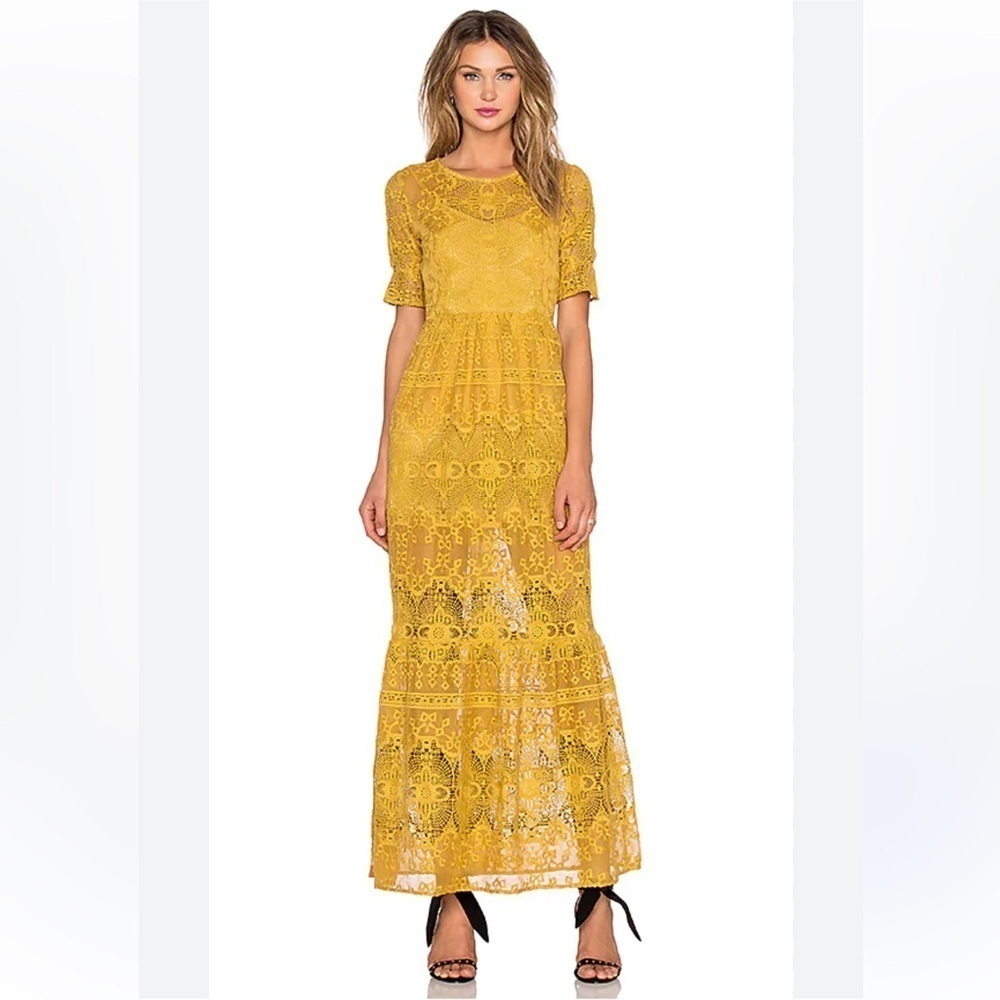 For Love And Lemons Siena Maxi Dress